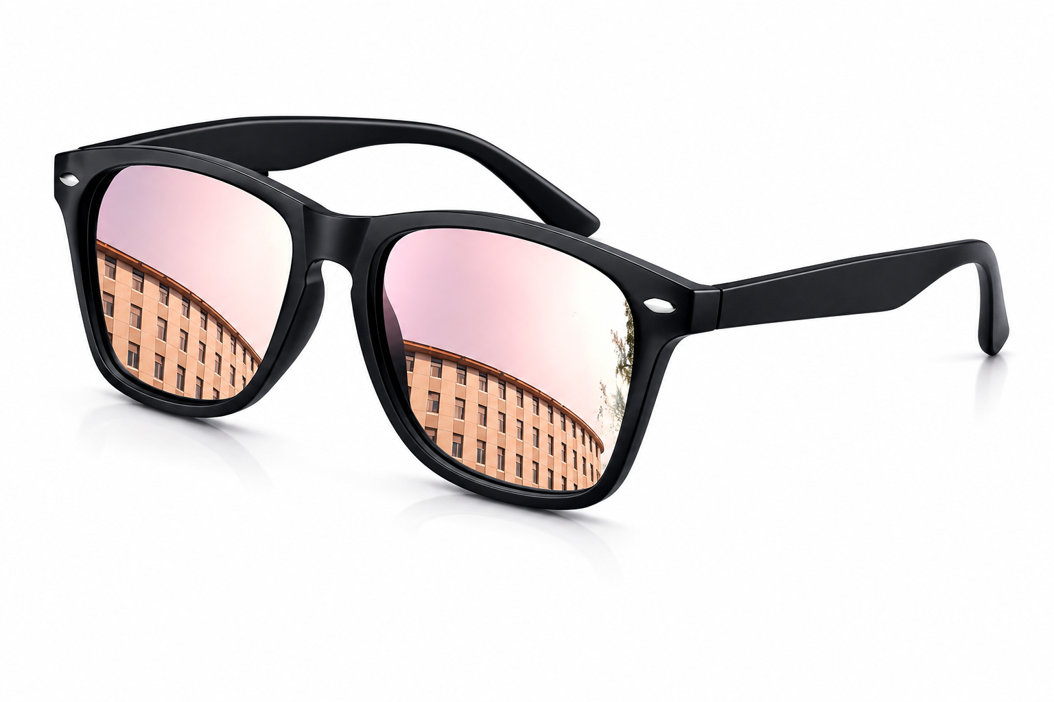 Joopin Polariserade Solglasögon UV400 – Rosa Spegellins