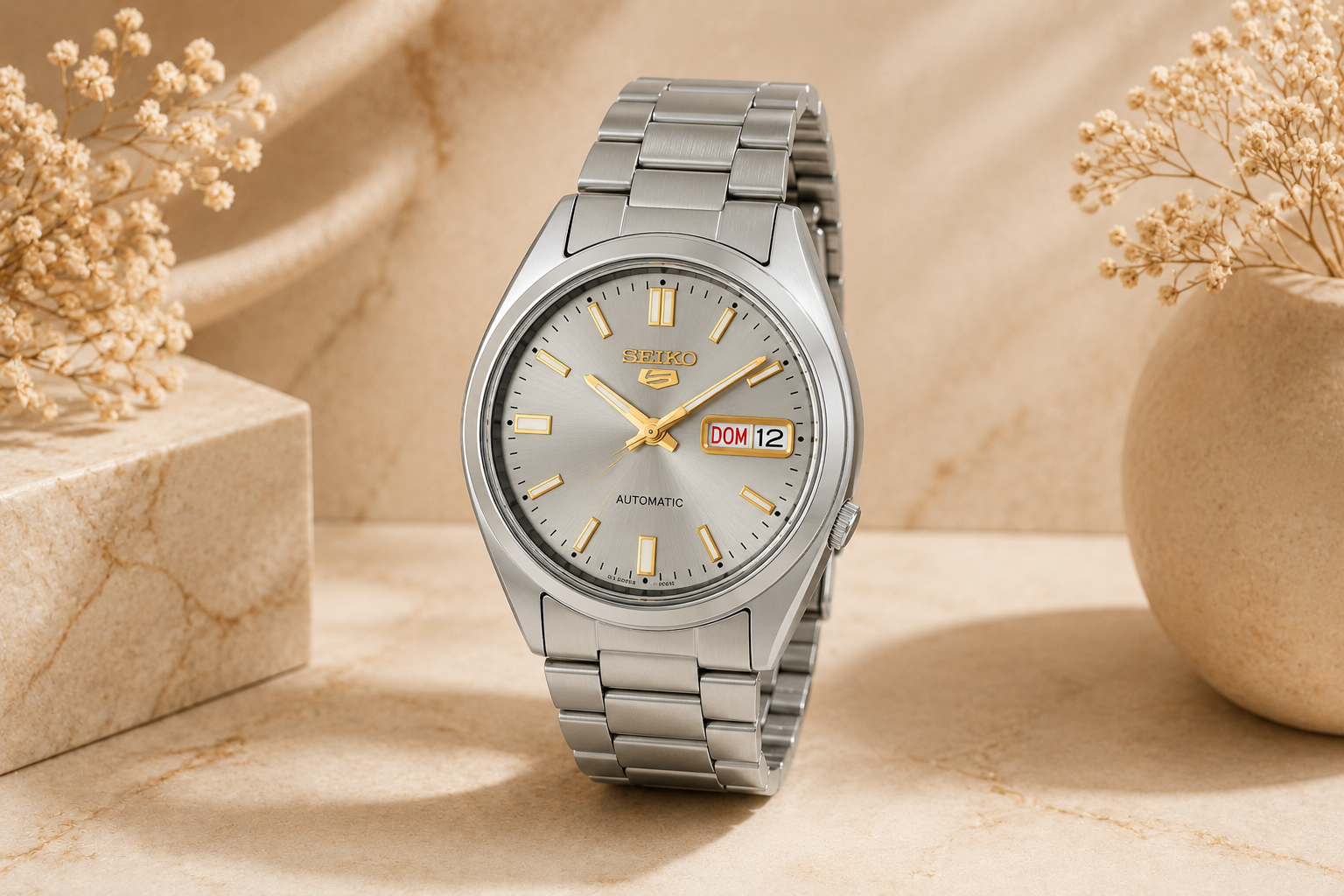 Seiko 5 Automatic SNXS73K Herrklocka Silver