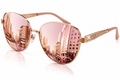 GQUEEN Oversized Solglasögon Dam – Rosa Guld